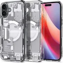 Spigen Ultra Hybrid MagFit Apple iPhone 16 Plus Hoesje MagSafe Zero One Wit