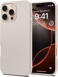 Spigen Liquid Air Apple iPhone 16 Pro Hoesje Back Cover Titanium afbeelding