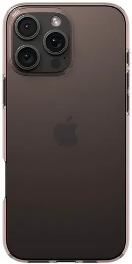 Spigen Crystal Flex Apple iPhone 16 Pro Max Hoesje Back Cover Transparant Roze afbeelding 3