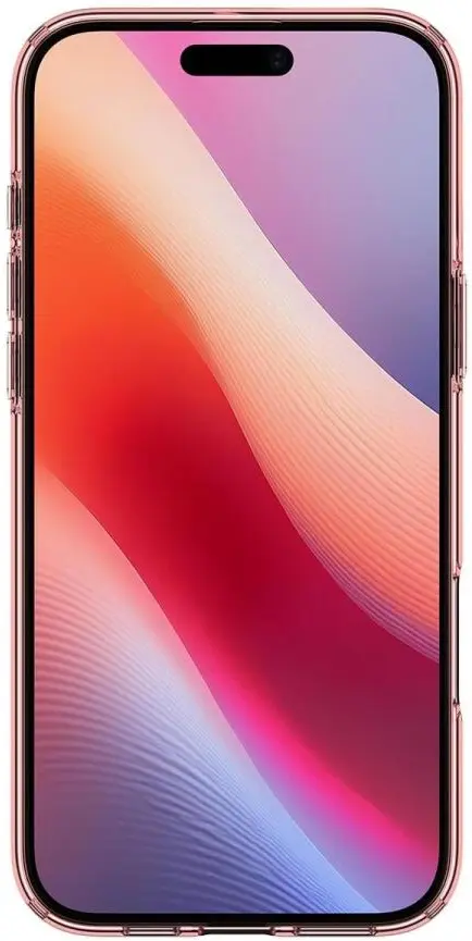 Spigen Crystal Flex Apple iPhone 16 Pro Max Hoesje Back Cover Transparant Roze afbeelding 4