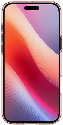 Spigen Crystal Flex Apple iPhone 16 Pro Max Hoesje Back Cover Transparant Roze afbeelding 4