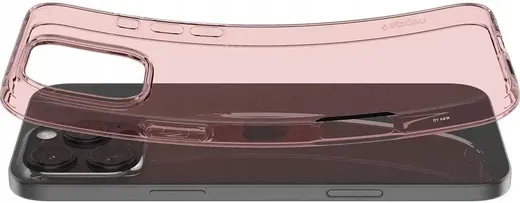Spigen Crystal Flex Apple iPhone 16 Pro Max Hoesje Back Cover Transparant Roze afbeelding 6