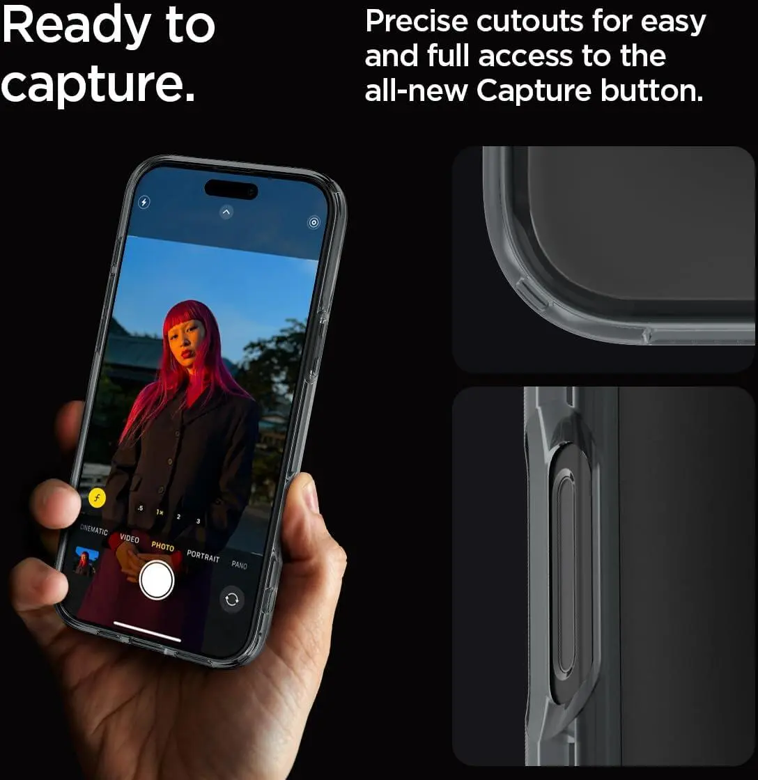 Spigen Ultra Hybrid Apple iPhone 16 Pro Max Hoesje Back Cover Space Crystal afbeelding 6
