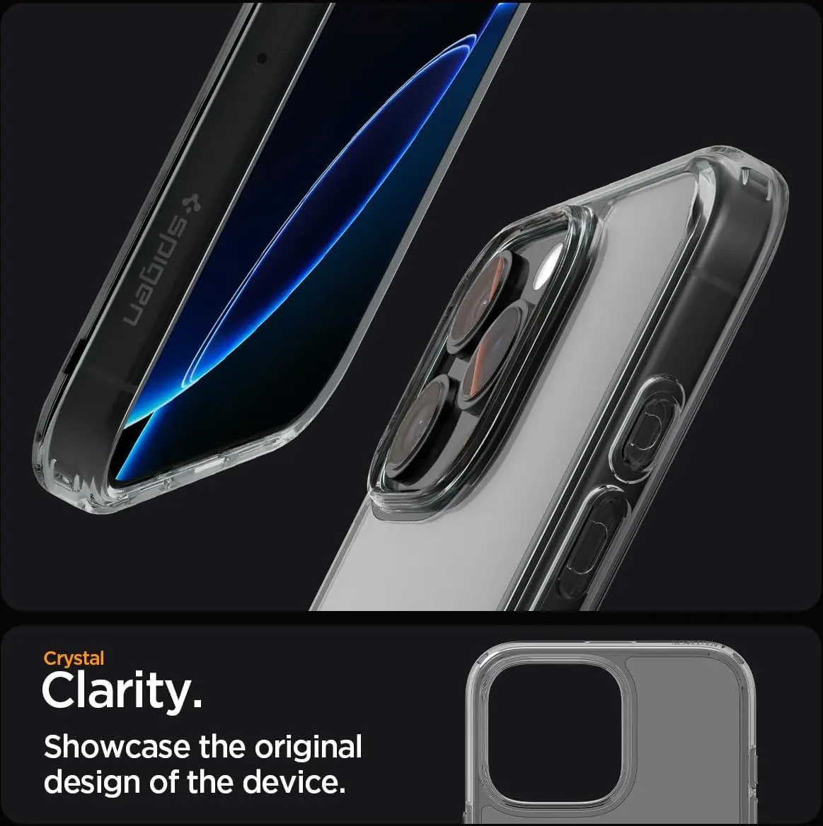 Spigen Ultra Hybrid Apple iPhone 16 Pro Max Hoesje Back Cover Space Crystal afbeelding 7