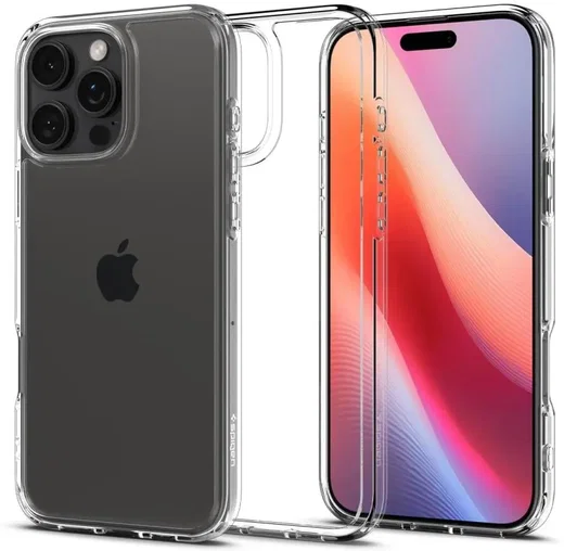Spigen Crystal Hybrid Apple iPhone 16 Pro Max Hoesje Back Cover Transparant afbeelding 1