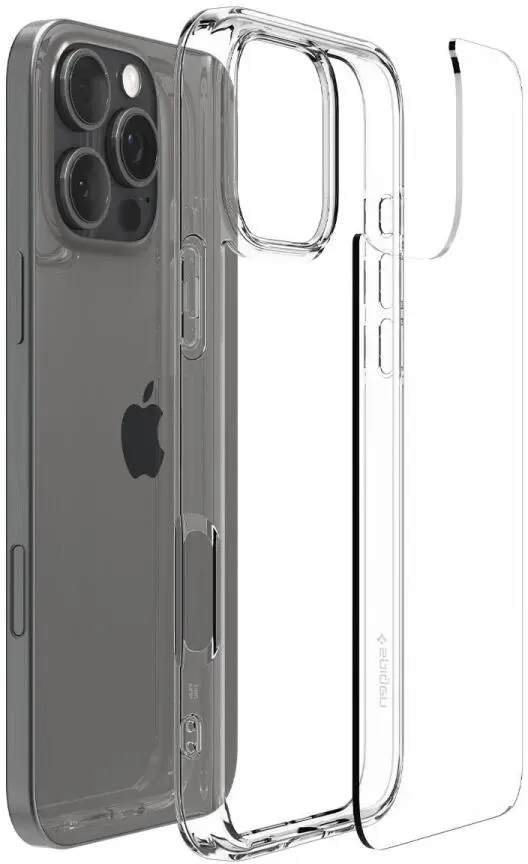 Spigen Crystal Hybrid Apple iPhone 16 Pro Max Hoesje Back Cover Transparant afbeelding 2