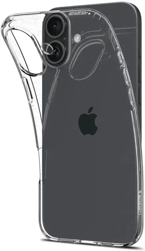 Spigen Crystal Flex Apple iPhone 16 Plus Hoesje Back Cover Transparant afbeelding 2