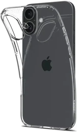 Spigen Crystal Flex Apple iPhone 16 Plus Hoesje Back Cover Transparant afbeelding 2