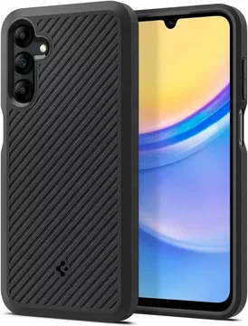 Spigen Core Armor Samsung Galaxy A15 Hoesje Back Cover Zwart