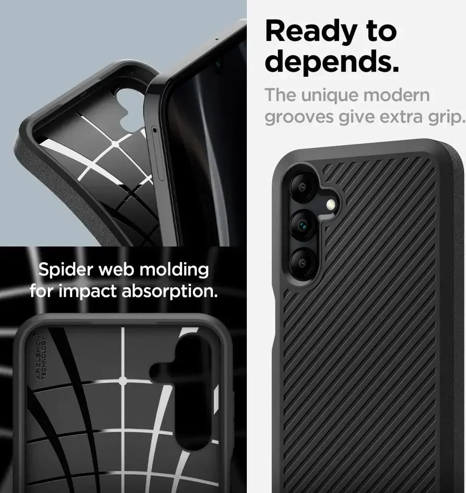 Spigen Core Armor Samsung Galaxy A15 Hoesje Back Cover Zwart afbeelding 7