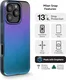 ZAGG Milan Snap iPhone 16 Pro Hoesje MagSafe Back Cover Groen Paars afbeelding 2