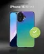 ZAGG Milan Snap Apple iPhone 16 Hoesje MagSafe Back Cover Groen Paars afbeelding 3
