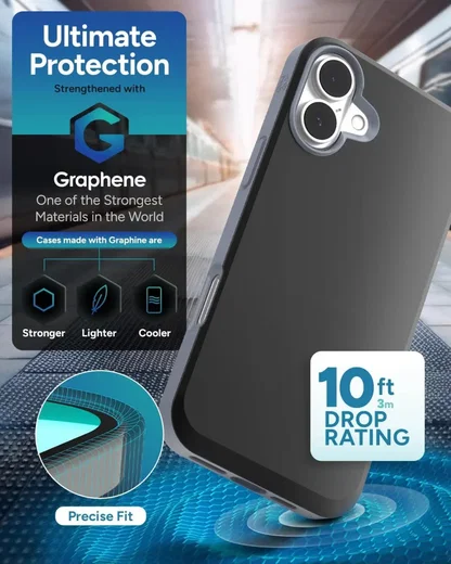 ZAGG SoHo Snap Apple iPhone 16 Plus Hoesje MagSafe Back Cover Zwart afbeelding 3