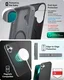 ZAGG SoHo Snap Apple iPhone 16 Plus Hoesje MagSafe Back Cover Zwart afbeelding 4