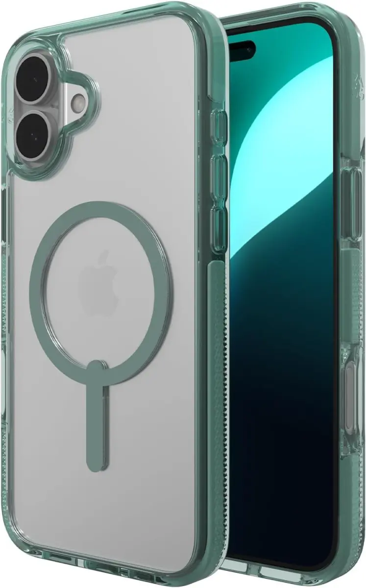 ZAGG Santa Cruz Snap Apple iPhone 16 Plus Hoesje MagSafe Back Cover Groen afbeelding 1