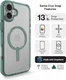 ZAGG Santa Cruz Snap Apple iPhone 16 Plus Hoesje MagSafe Back Cover Groen afbeelding 2