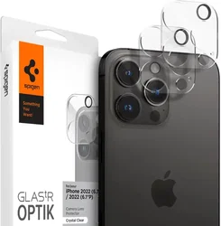 Spigen Optik Apple iPhone 14 Pro / 14 Pro Max Camera Lens Protector (2-Pack) afbeelding