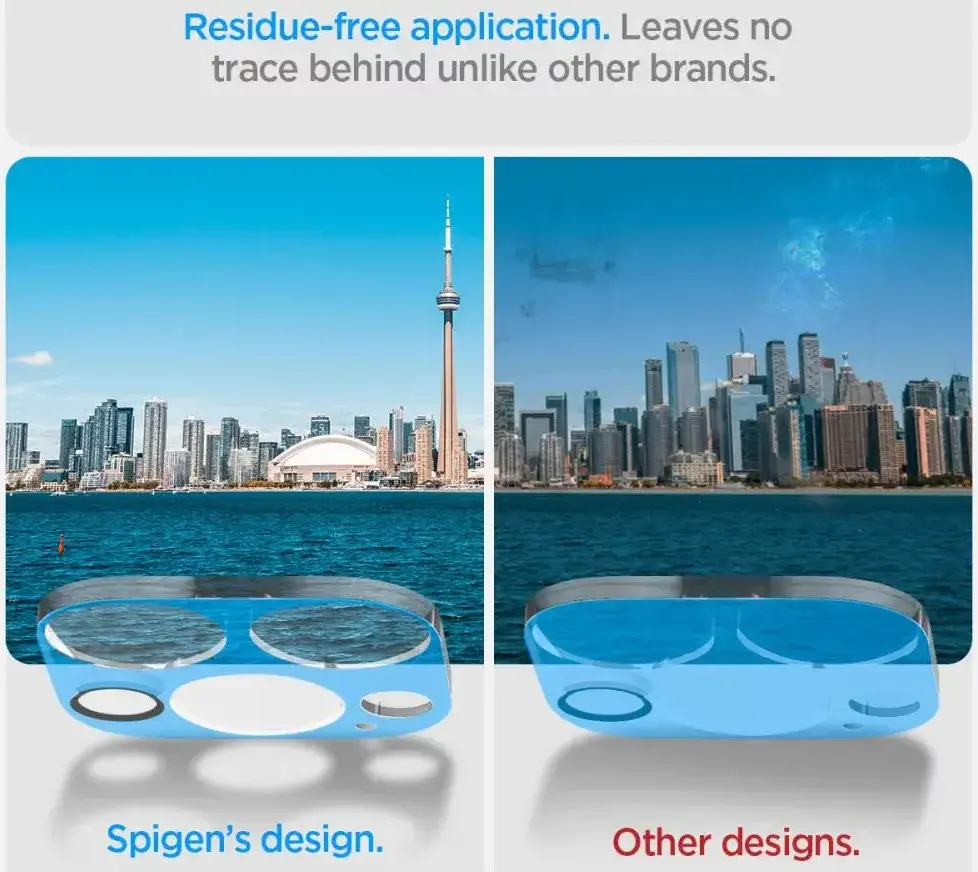 Spigen Optik Apple iPhone 14 Pro / 14 Pro Max Camera Lens Protector (2-Pack) afbeelding 6