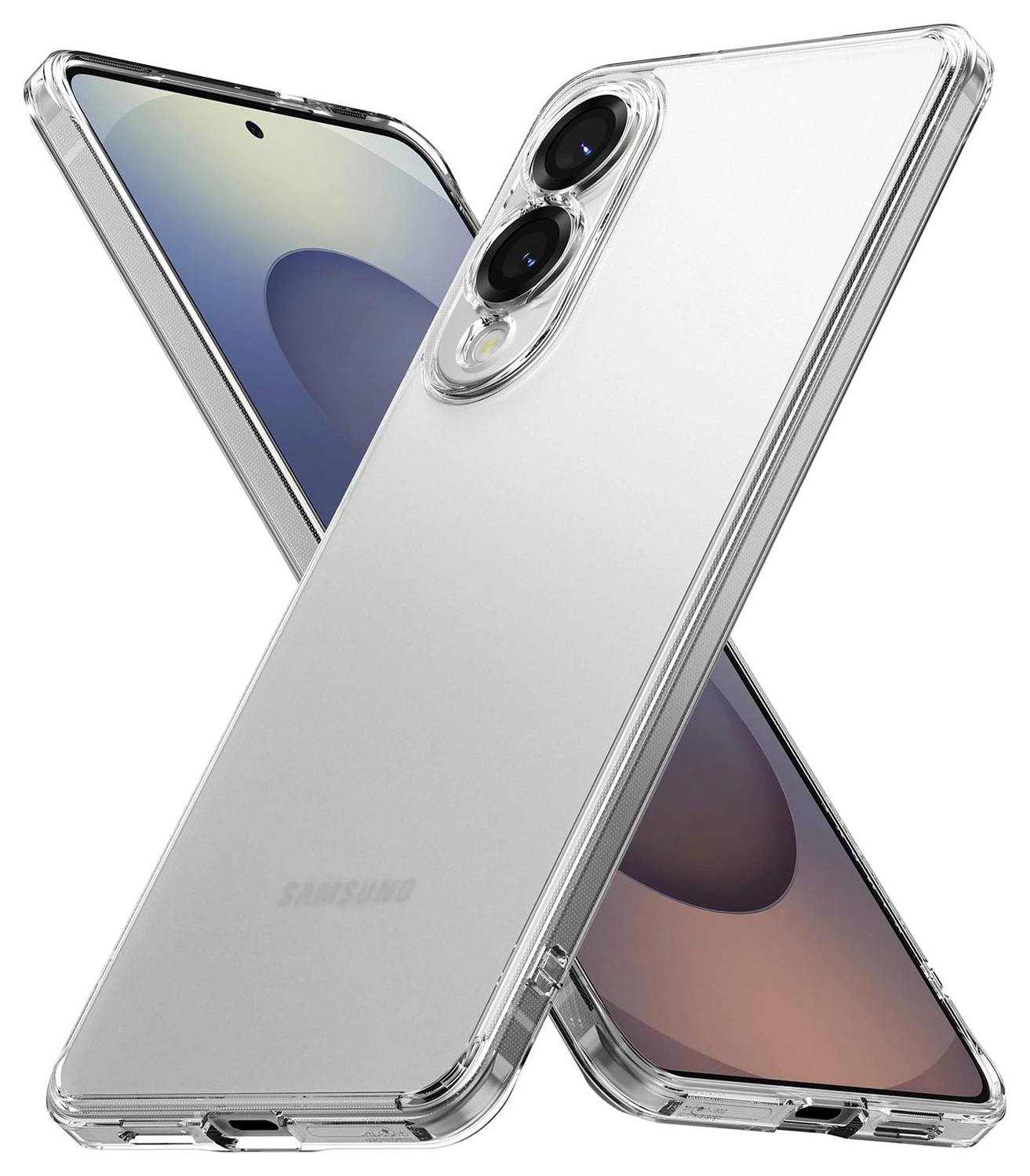 Ringke Fusion Samsung Galaxy S25 Edge Hoesje Back Cover Matte Transparant afbeelding 1