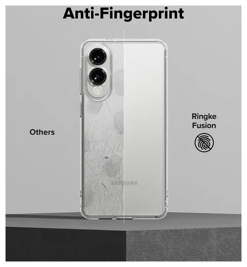 Ringke Fusion Samsung Galaxy S25 Edge Hoesje Back Cover Matte Transparant afbeelding 4