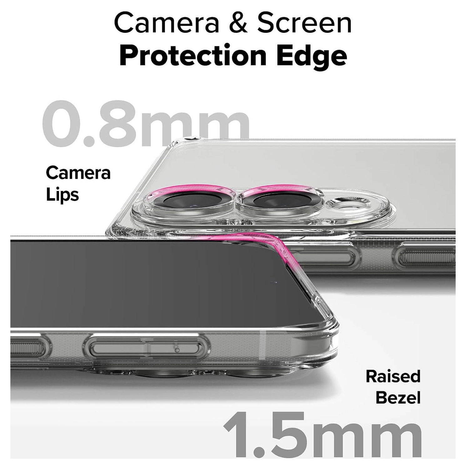 Ringke Fusion Samsung Galaxy S25 Edge Hoesje Back Cover Matte Transparant afbeelding 7