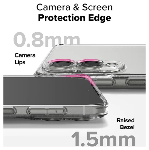 Ringke Fusion Samsung Galaxy S25 Edge Hoesje Back Cover Matte Transparant afbeelding 7