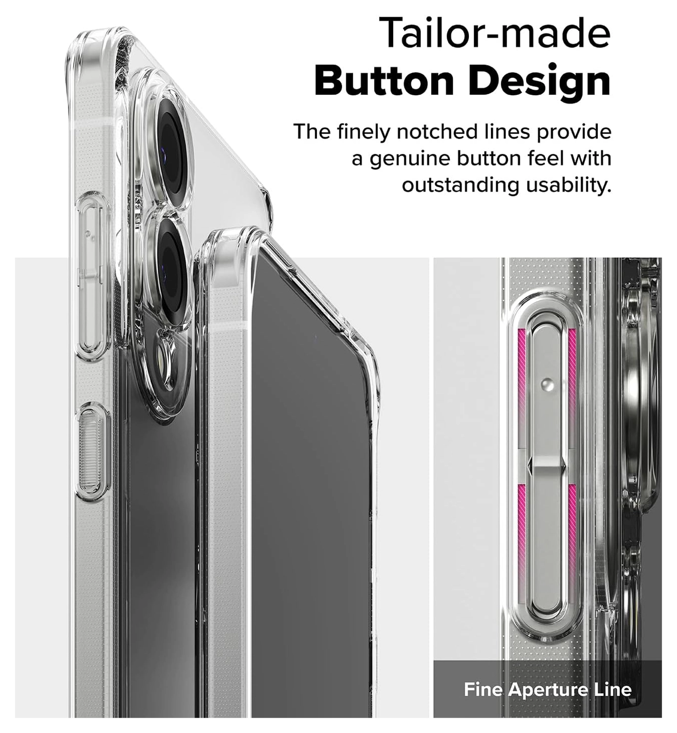 Ringke Fusion Samsung Galaxy S25 Edge Hoesje Back Cover Matte Transparant afbeelding 8