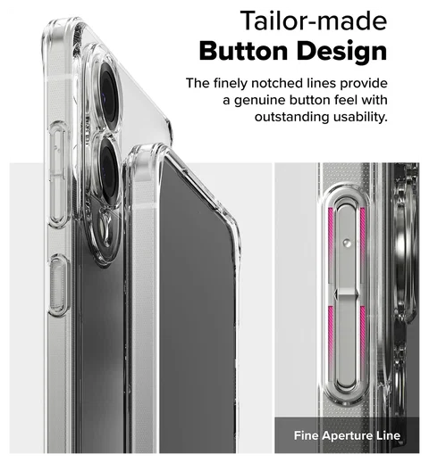 Ringke Fusion Samsung Galaxy S25 Edge Hoesje Back Cover Matte Transparant afbeelding 8