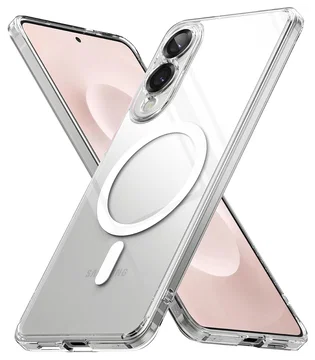 Ringke Fusion Magnetic Samsung Galaxy S25 Edge Hoesje MagSafe Transparant