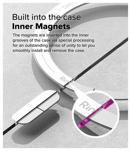 Ringke Fusion Magnetic Samsung Galaxy S25 Edge Hoesje MagSafe Transparant afbeelding 19