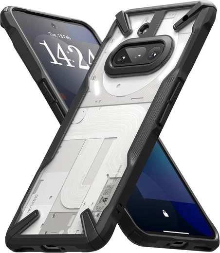 Ringke Fusion X Nothing Phone (3a) Hoesje Back Cover Zwart afbeelding 1