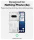 Ringke Fusion X Nothing Phone (3a) Hoesje Back Cover Camo Zwart afbeelding 3