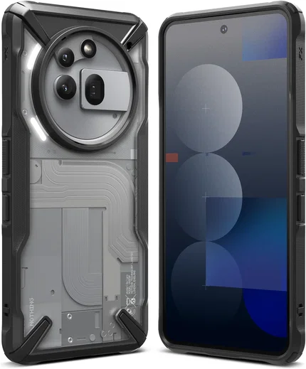 Ringke Fusion X Nothing Phone (3a) Pro Hoesje Back Cover Zwart afbeelding 2