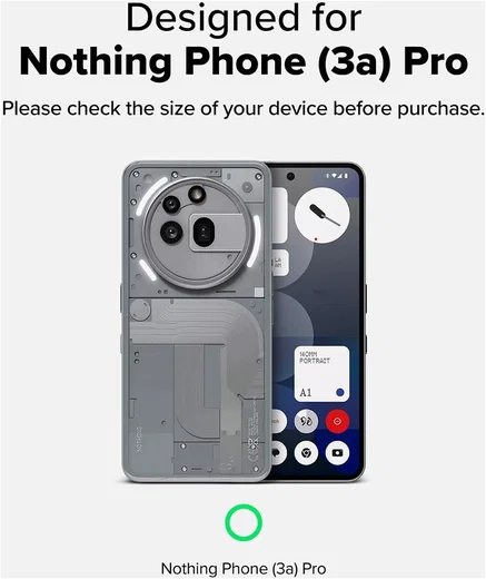 Ringke Fusion X Nothing Phone (3a) Pro Hoesje Back Cover Zwart afbeelding 3