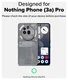 Ringke Fusion X Nothing Phone (3a) Pro Hoesje Back Cover Camo Zwart afbeelding 3