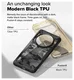Ringke Fusion X Nothing Phone (3a) Pro Hoesje Back Cover Camo Zwart afbeelding 4