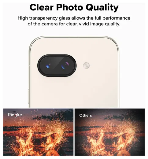 Ringke Google Pixel 9a Camera Protector Tempered Glass (2-Pack) afbeelding 3