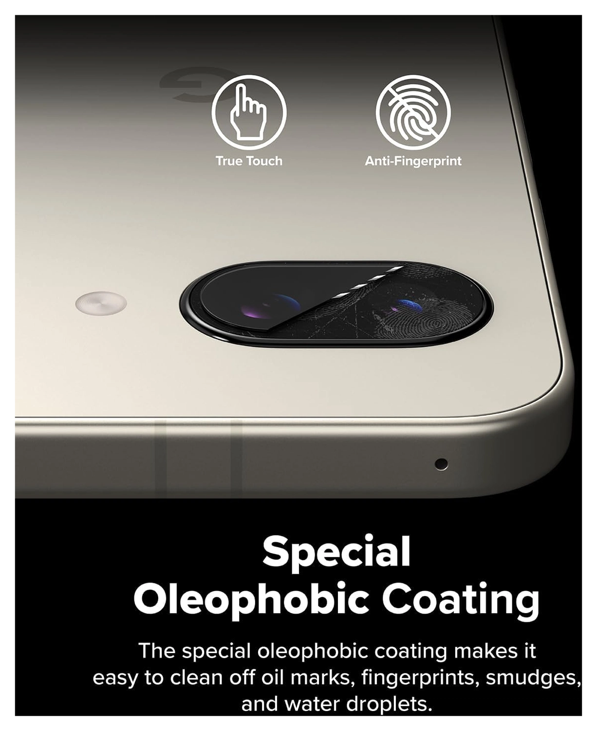 Ringke Google Pixel 9a Camera Protector Tempered Glass (2-Pack) afbeelding 5