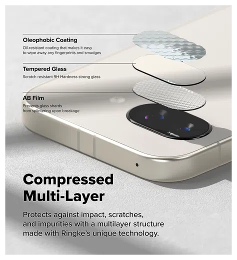 Ringke Google Pixel 9a Camera Protector Tempered Glass (2-Pack) afbeelding 6