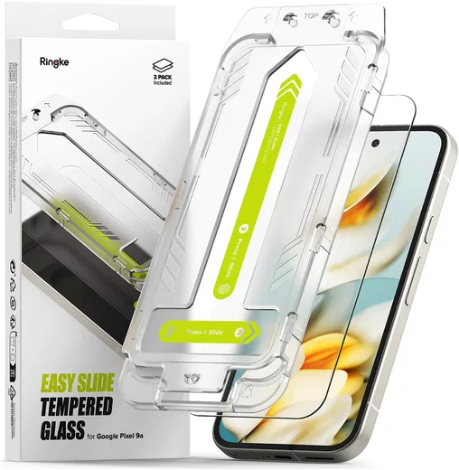 Ringke Easy Slide Google Pixel 9a Screen Protector met Jig 2-Pack afbeelding 1