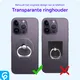 Universele Telefoon Ring Houder 360° Draaibaar Achterkant Telefoon Zilver afbeelding 6
