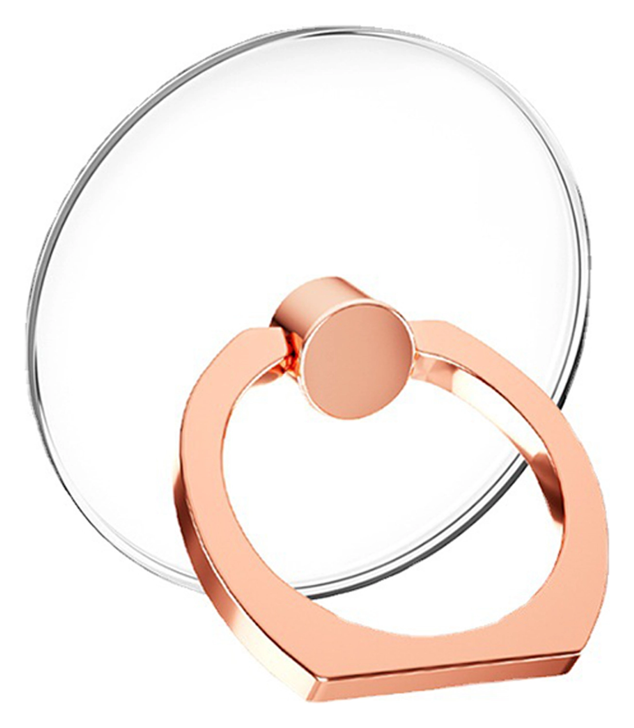 Universele Telefoon Ring Houder 360° Draaibaar Achterkant Telefoon Roze Goud afbeelding 1