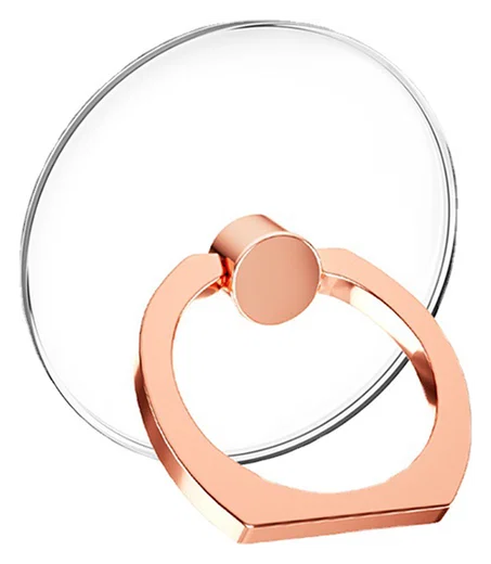 Universele Telefoon Ring Houder 360° Draaibaar Achterkant Telefoon Roze Goud afbeelding 1