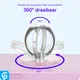Universele Telefoon Ring Houder 360° Draaibaar Achterkant Telefoon Zwart afbeelding 4
