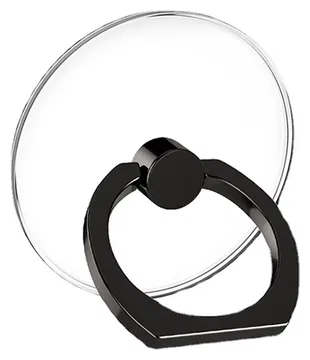 Universele Telefoon Ring Houder 360° Draaibaar Achterkant Telefoon Zwart