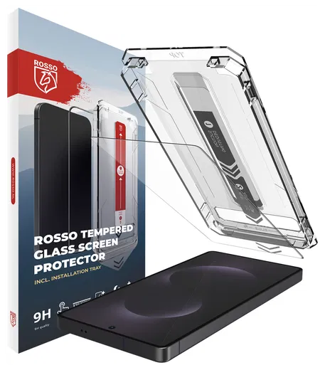 Rosso Samsung Galaxy S25 Edge Tempered Glass met Installatietray Dust Removal afbeelding 1
