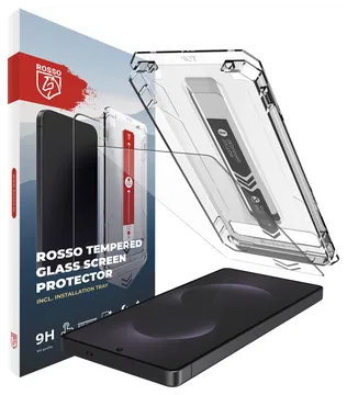 Rosso Samsung Galaxy S25 Edge Tempered Glass met Installatietray Dust Removal