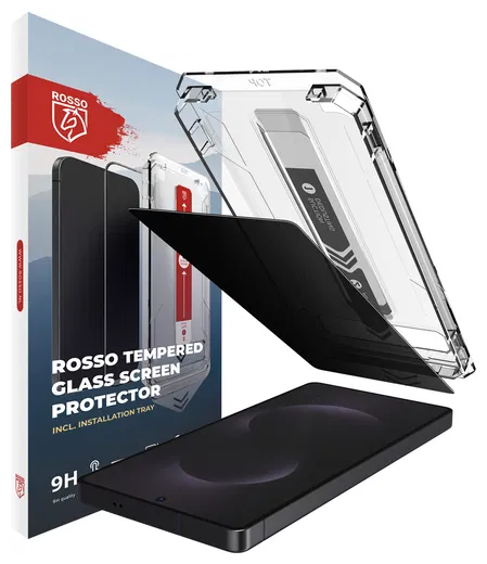 Rosso Samsung Galaxy S25 Edge Privacy Glass met Installatietray Dust Removal afbeelding 1
