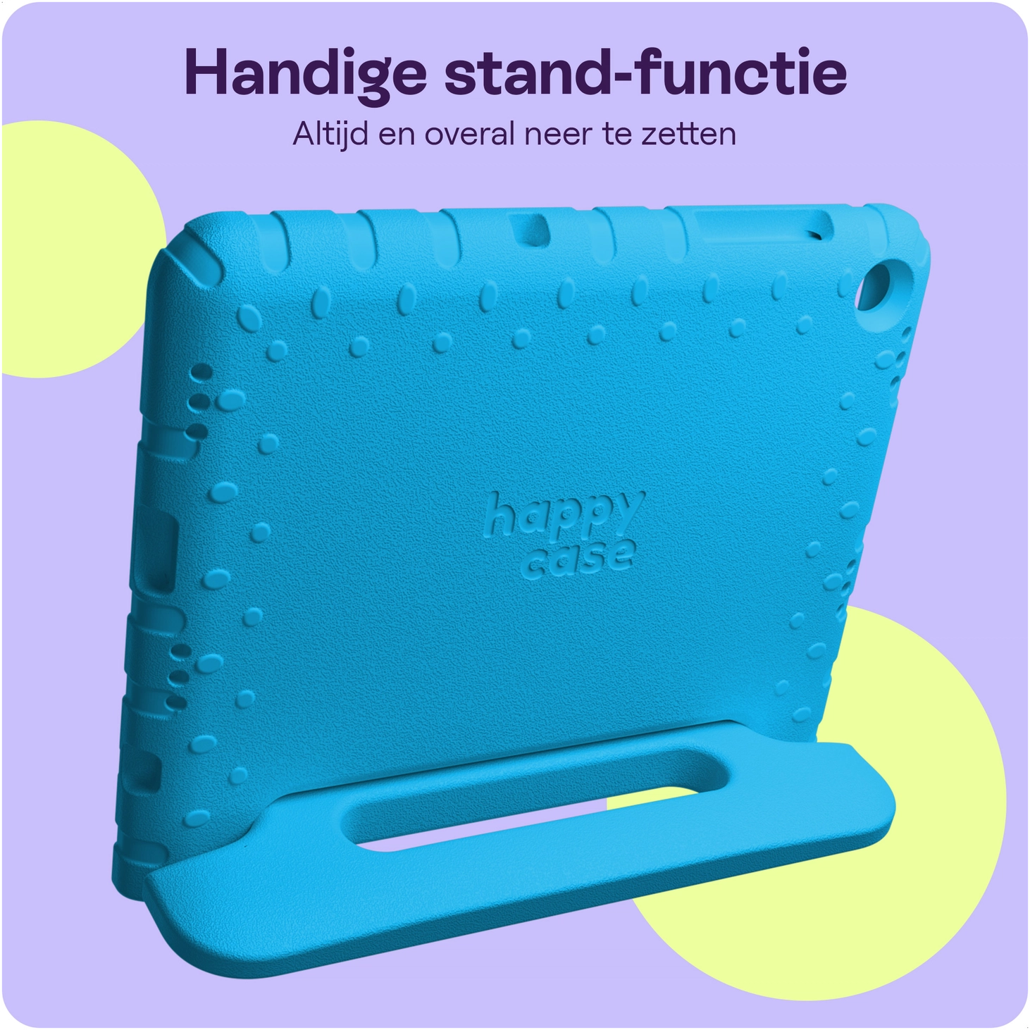HappyCase Lenovo Tab M11/K11 Kinder Tablethoes met Handvat Blauw afbeelding 4