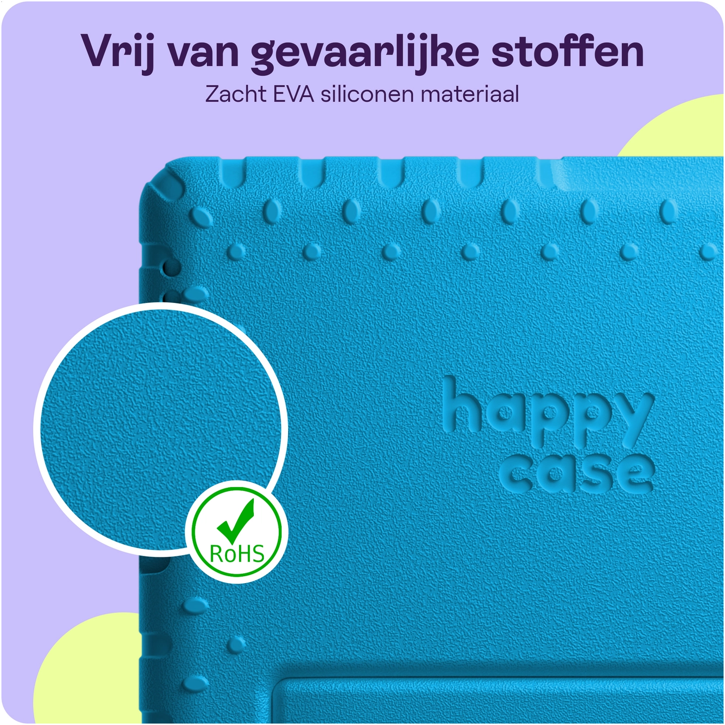 HappyCase Lenovo Tab M11/K11 Kinder Tablethoes met Handvat Blauw afbeelding 5